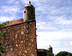 Ansicht der Burg Santa Rosa