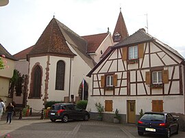 The church in Herrlisheim-près-Colmar