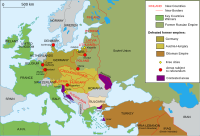 Map of territorial changes in Europe after World War I (as of 1923)