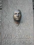 Jan Palach monument, Jan Palachplein in Praag