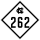 North Carolina Highway 262 marker