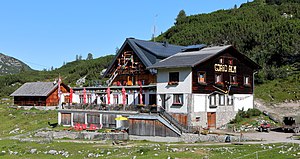 Die Gjaidalm von Südosten