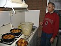 Smażenie oliebollen