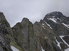 Pańszczyckie Czuby. Widok z Wierchu pod Fajki