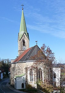 Die Pfarrkirche von Vichtenstein