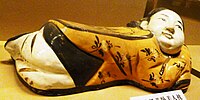 Porcelain pillow Jin dynasty (1115–1234), Cizhou ware