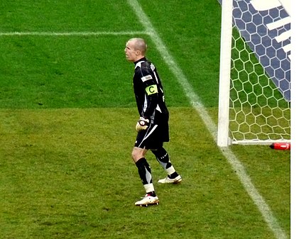 Robert Enke während eines Bundesliga-Spiels 2009