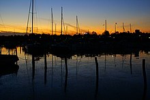 Abendstimmung am Hafen