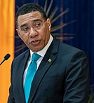 Andrew Holness in January 2020