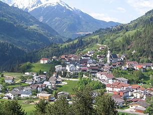 Arzl im Pitztal von Norden