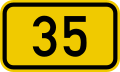 401 Nummernschild für Bundesstraßen