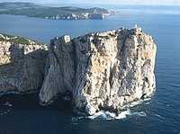 Capo Caccia Vista aerea da Nord Ovest