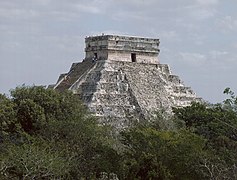 Kukulcán-Pyramide von Süden