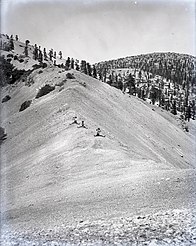 Straddling Devil's Backbone ridge