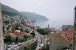 De havenstad Dubrovnik in het uiterste zuidoosten van Kroatië.