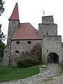 Ausgedehnte Burganlage auf dem Leuchtenberg