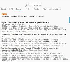 Screen shot of the _kt75 news box (2014-01-24).