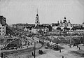 ‘Erakov’ bridge under construction; note the lack of the Ligovsky Canаl