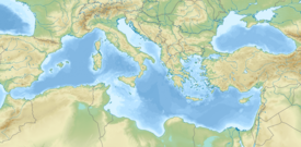Akdeniz üzerinde Kilikya Denizi