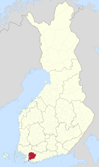 Lage von Salo in Finnland