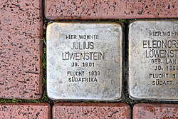 Stolperstein für Julius Löwenstein