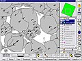 Image 28Mapping can be done with GPS and laser rangefinder directly in the field. Image shows mapping of forest structure (position of trees, dead wood and canopy). (from Cartography)