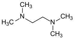 Structuurformule van TMEDA