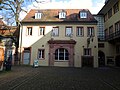 Östlicher Seitentrakt am Palais Morass, dem Kurpfälzischen Museum der Stadt Heidelberg im Innenhof der Anlage