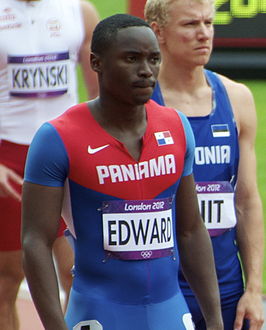 Alonso Edward bij de Olympische spelen van 2012