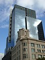 Side view of Argus Centre Facade