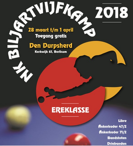 poster NK Biljartvijfkamp 2018