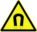 D-W013: Warnung vor magnetischem Feld