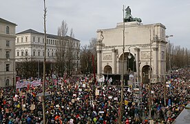 „Gemeinsam gegen Rechts“, 200.000 Menschen in München am 21. Januar 2024