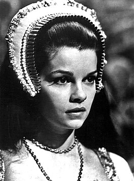 Foto van Geneviève Bujold die werd gebruikt in de promotie voor Anne of the Thousand Days