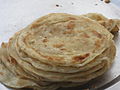 Htat ta ya or flaky multilayered fried paratha