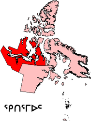 Regione di Kitikmeot – Mappa