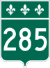 Route 285 marker