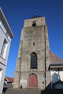 De 13e-eeuwse gotische westertoren