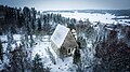 St. Peter's Church in winter.