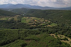 View of the former location of the village