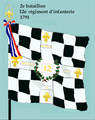 12e régiment d’infanterie (2. Bataillon) 1791 bis 1793
