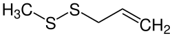 Strukturformel von Allylmethyldisulfid