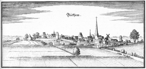 Beckum in 1647 (Merian-ets)