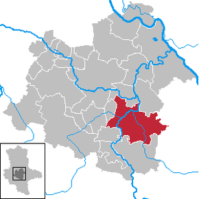 Poziția localității Bernburg