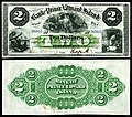 Two Prince Edward Island dollar