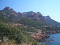 Cap l'Esterel am Mittelmeer