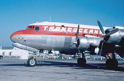 Douglas DC-4 der Transocean Air Lines