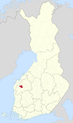 Location of Ilmajoki in فن لینڈ