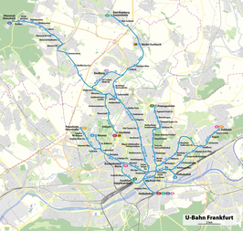 Kaart van het metronetwerk