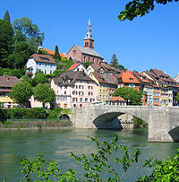 Laufenburg(baden)da tarihi yapı